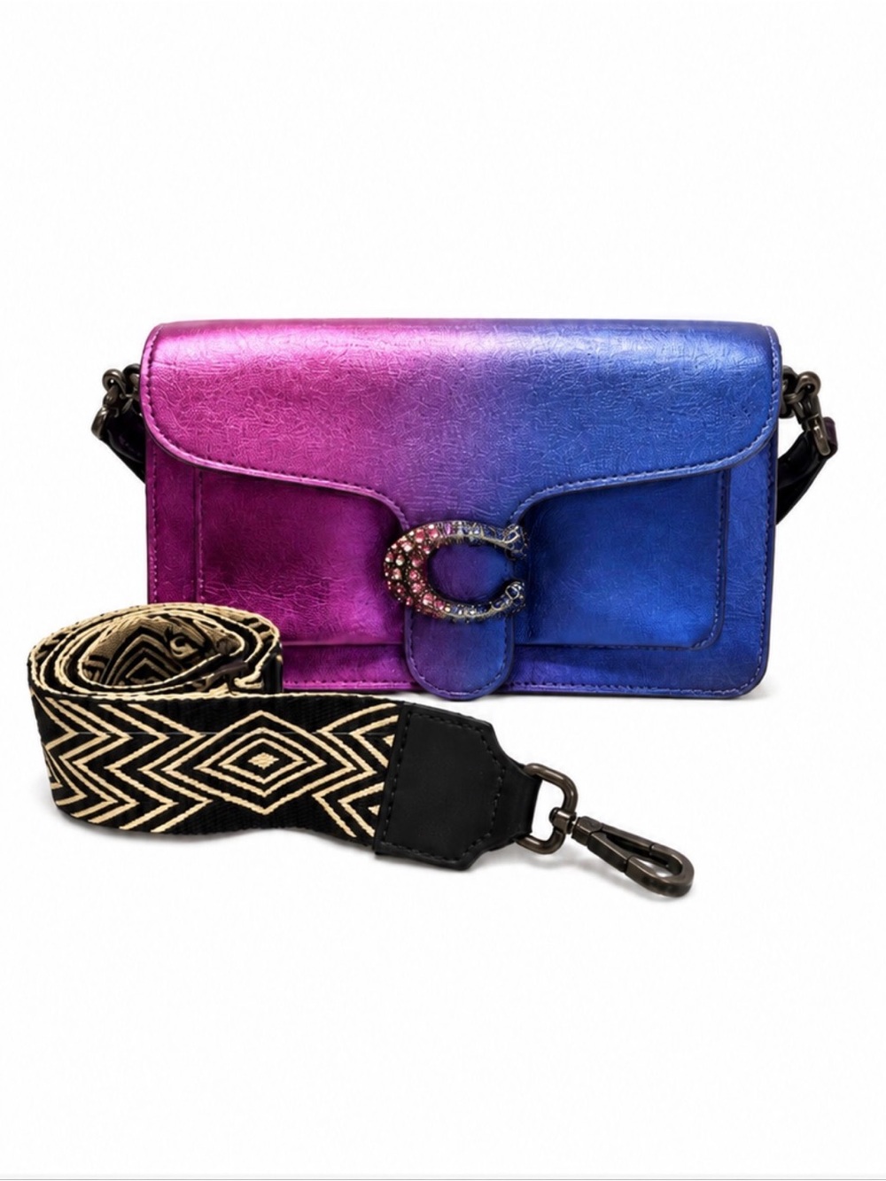 ◇ Coach Tabby 18 ◇ Metallic Ombré ◇ Rare ◇ Discontinued ◇ - Picture 10 of 10